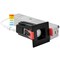 Luxrite 1 Inch Square LED Recessed Downlight 5 CCT Selectable 2700K-5000K 7W 500LM Dimmable Black LR23460 LR23463-1PK - alternate 1